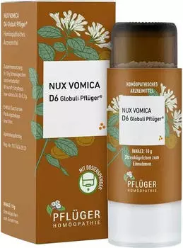 Hofmann & Sommer Nux Vomica D6 Globuli Pfl&uuml;ger 10 g