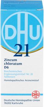 Dr. Schüßler Salze Zincum Chloratum D6 Tabletten (80 Stk.)