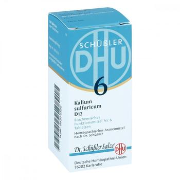 Dr. Schüßler Salze Schüßler-Salz Nr. 6 Kalium sulfuricum D12 Tabletten (80 Stk.)