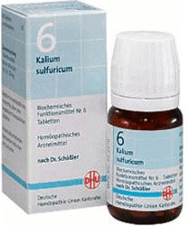 DHU Schüßler-Salz Nr. 6 Kalium sulfuricum D6 Tabletten (80 Stk.)