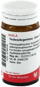 Wala-Heilmittel Testes/ Argentum Globuli (20 g)