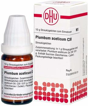 DHU Plumbum Aceticum C 30 Globuli (10 g)