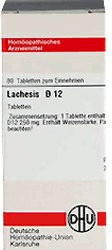 DHU Lachesis D 12 Tabletten (80 Stk.)