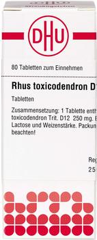 DHU Rhus Tox. D 12 Tabletten (80 Stk.)