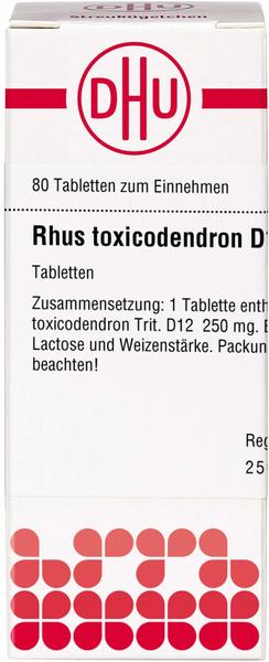 DHU Rhus Tox. D 12 Tabletten (80 Stk.)