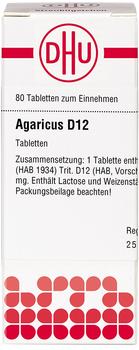 DHU Agaricus D 12 Tabletten (80 Stk.)