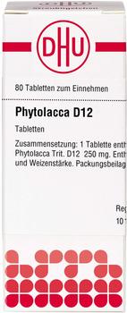 DHU Phytolacca D 12 Tabletten (80 Stk.)