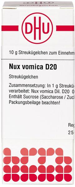 DHU Nux Vomica D 20 Globuli (10 g)