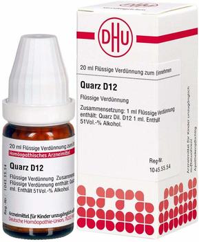 DHU Quarz D 12 Dilution (20 ml)