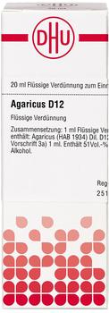 DHU Agaricus D 12 Dilution (20 ml)