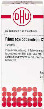 DHU Rhus Tox. C 15 Tabletten (80 Stk.)