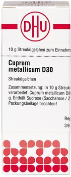DHU Cuprum Metallicum D 30 Globuli (10 g)