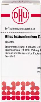 DHU Rhus Tox. D 30 Tabletten (80 Stk.)