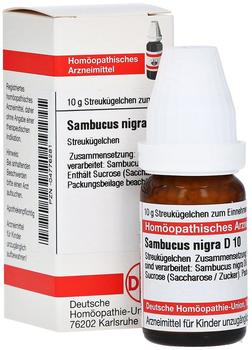 DHU Sambucus Nigra D 10 Globuli (10 g)