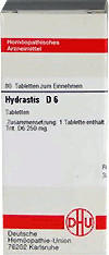 DHU Hydrastis D 6 Tabletten (80 Stk.)