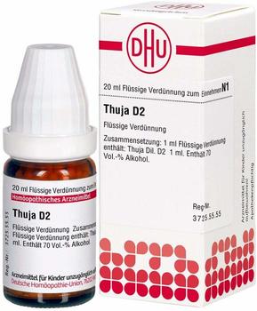DHU Thuja D 2 Dilution (20 ml)