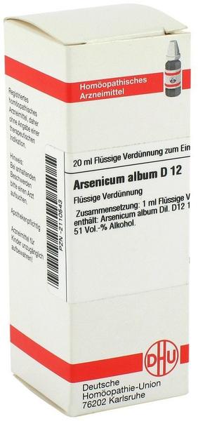 DHU Arsenicum Album D 12 Dilution (20 ml)