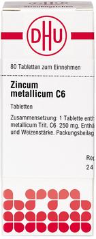 DHU Zincum Met. C 6 Tabletten (80 Stk.)