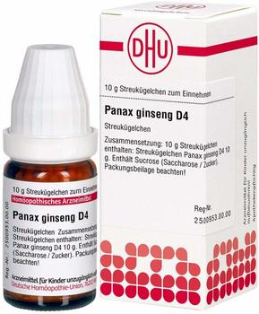 DHU Panax Ginseng D 4 Globuli (10 g)