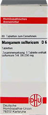 DHU Manganum Sulfuricum D 6 Tabletten (80 Stk.)