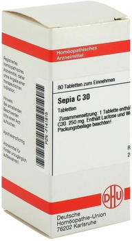DHU Sepia C 30 Tabletten (80 Stk.)