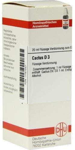 DHU Cactus D 3 Dilution (20 ml)