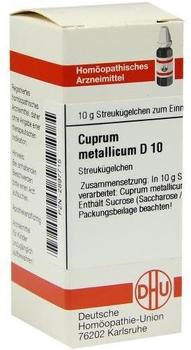 DHU Cuprum Metallicum D 10 Globuli (10 g)