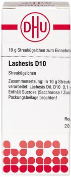 DHU Lachesis D 10 Globuli (10 g)