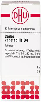DHU Carbo Vegetabilis D 4 Tabletten (80 Stk.)
