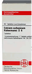 DHU Calcium Carbonicum D 6 Tabletten Hahnemanni (80 Stk.)