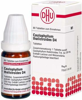 DHU Caulophyllum Thalictroides D 4 Tabletten (80 Stk.)