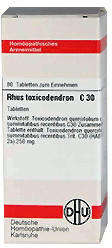 DHU Rhus Tox. C 30 Tabletten (80 Stk.)