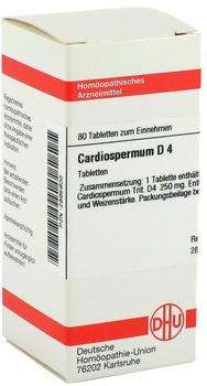 DHU Cardiospermum D 4 Tabletten (80 Stk.)