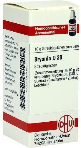 DHU Bryonia D 30 Globuli (10 g)