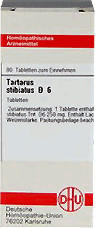 DHU Tartarus Stibiatus D 6 Tabletten (80 Stk.)