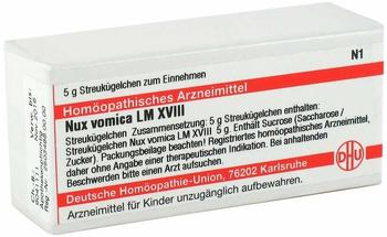 DHU Lm Nux Vomica XVIII Globuli (5 g)