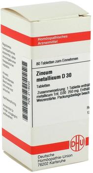 DHU Zincum Met. D 30 Tabletten (80 Stk.)