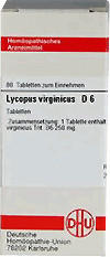 DHU Lycopus VIrg. D 6 Tabletten (80 Stk.)