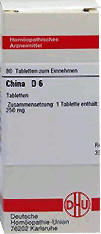 DHU China D 6 Tabletten (80 Stk.)