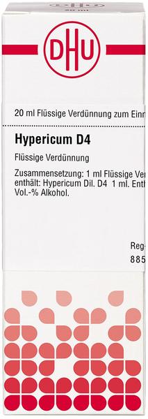 DHU Hypericum D 4 Dilution (20 ml)