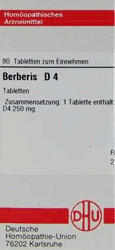 DHU Berberis D 4 Tabletten (80 Stk.)