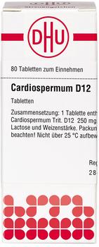 DHU Cardiospermum D 12 Tabletten (80 Stk.)