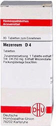 DHU Mezereum D 4 Tabletten (80 Stk.)
