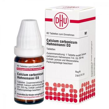 DHU Calcium Carbonicum D 3 Tabletten Hahnemanni (80 Stk.)