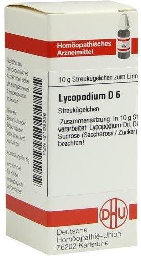 DHU Lycopodium D 6 Globuli (10 g)