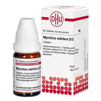 DHU Myristica Sebifera D 12 Tabletten (80 Stk.)