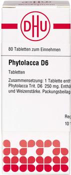 DHU Phytolacca D 6 Tabletten (80 Stk.)