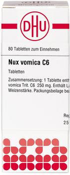 DHU Nux Vomica C 6 Tabletten (80 Stk.)