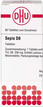 DHU Sepia D 8 Tabletten (80 Stk.)
