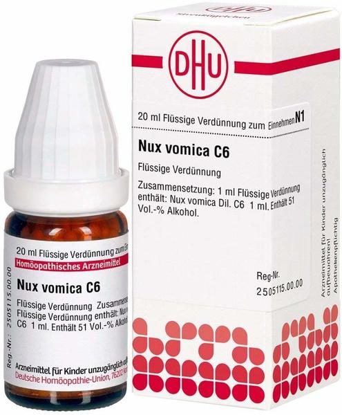 DHU Nux Vomica C 6 Dilution (20 ml)